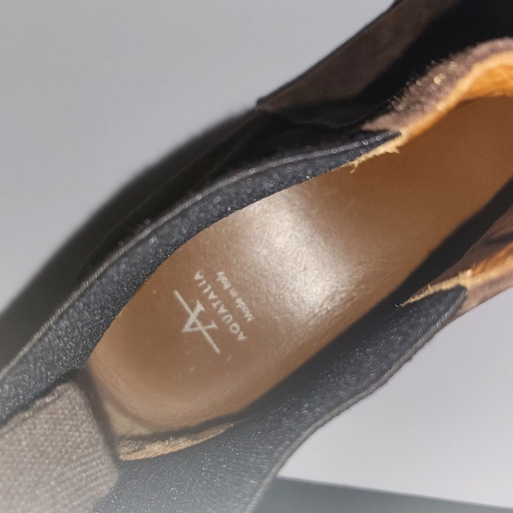 Aquatalia Brown Suede Shoes Size 11.5 - Picture 5 of 6